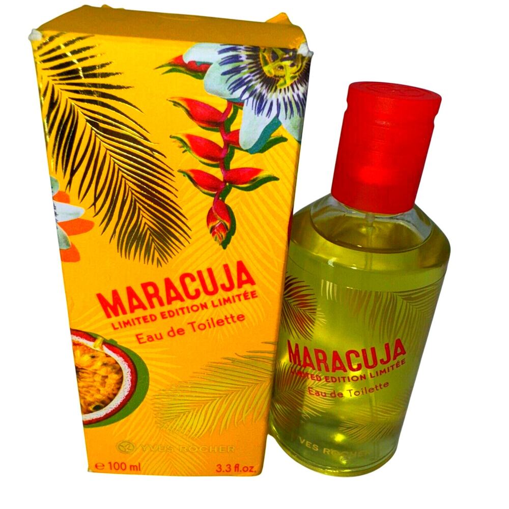 NEW Vintage Yves Rocher Maracuja Eau De Toilette EDT 3.3oz 100ml Perfume Fruity